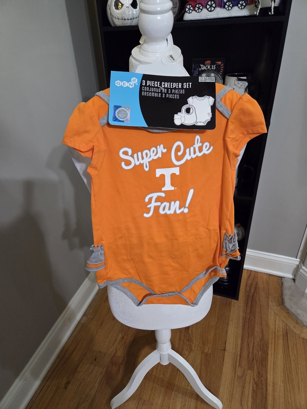 Super Cute T Fan! Orange Baby One-Piece Bodysuit Tn Vols